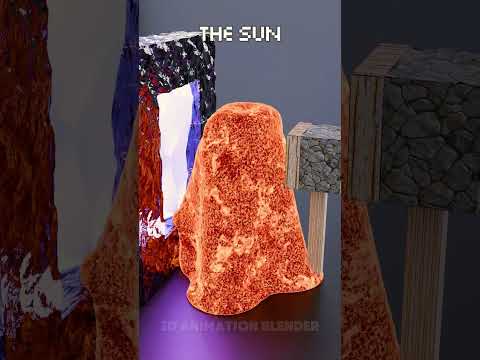 Minecraft Vs Real Life in the Nether 🔥🔥🔥#blender3d #3dart #3danimation #minecraft