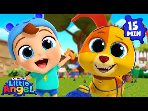 Play with Bingo | Little Angel And Friends Kid Songs