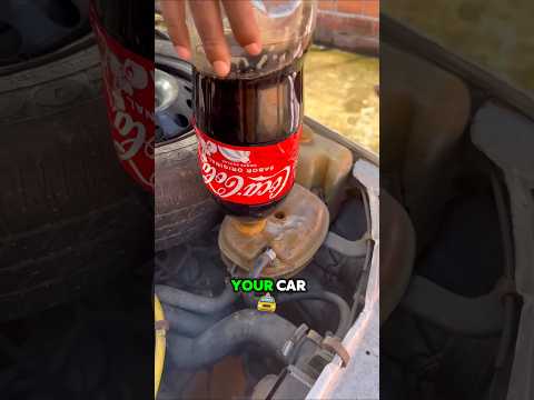 The bottle trick in the car! (Mechanics hide it from you) #cars #trending #shorts #lifehack