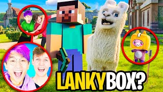 The MINECRAFT MOVIE & LankyBox?! (HARDEST Minecraft Parkour Map, SKYBLOCKS CHALLENGE & MORE!)