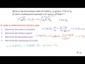 Chemical Reactions and Molar Calculations