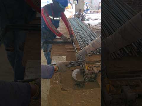 Bending stirrup process #shorts #construction #building #civilengineering