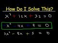 Quadratic Equations: Completing the Square
