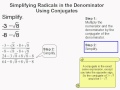 Simplifying Radicals in Denominators