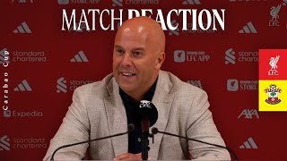 Arne Slot Reacts To Liverpool 2-1 Southampton | Isak Goal, Leoni Update