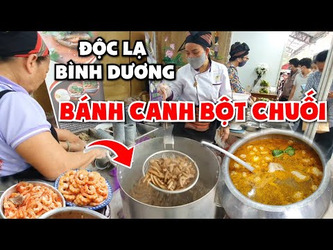 ĐỘC LẠ Bình Dương Bánh Canh Bột Chuối thơm ngon cách làm đơn giản dễ nấu