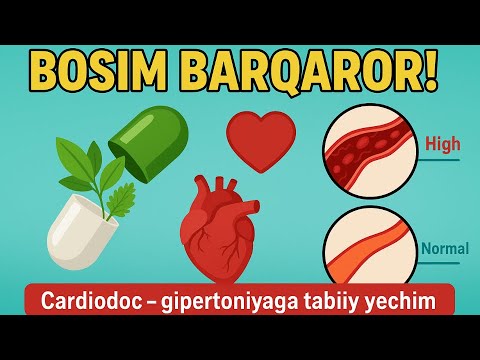 Cardiodoc kapsulalari bilan bosimni barqaror saqlash – chegirmali havola