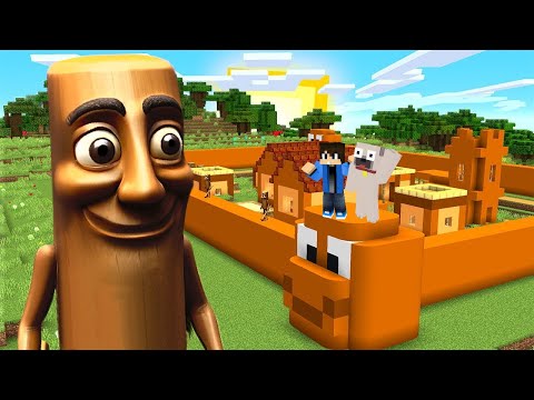 MEGTALÁLTAM TUNG TUNG TUNG SAHUR FALUJÁT A MINECRAFTBAN!