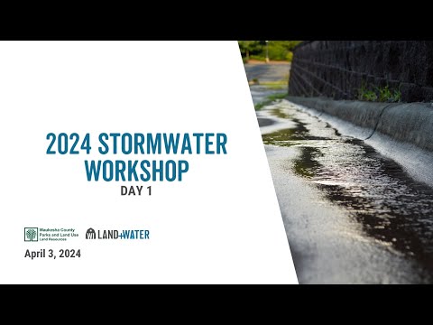 Stormwater Workshop 2024 - Day 1