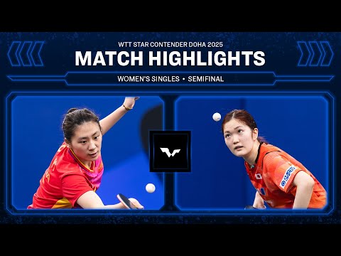 Chen Yi vs Miyuu Kihara | WS SF | WTT Star Contender Doha 2025