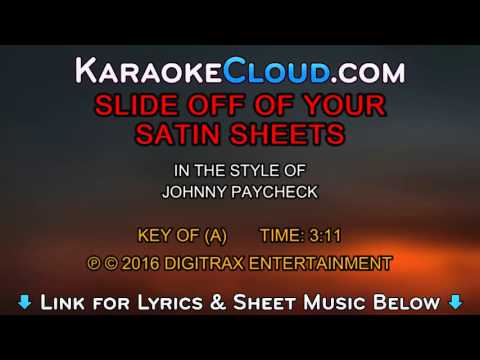 Johnny Paycheck – Slide Off Of Your Satin Sheets (Backing Track)