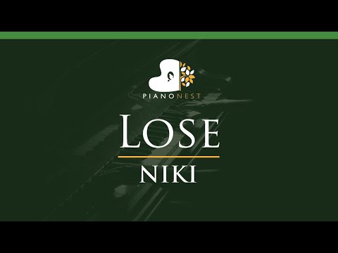 NIKI – Lose – LOWER Key (Piano Karaoke Instrumental)