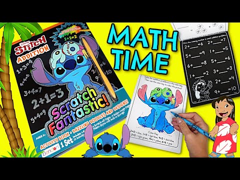 Lilo and Stitch Math ! Scratch Games and coloring activity Book