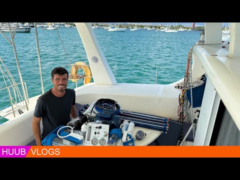 Too Much Wind to Leave, so More Boat Work... (Watermaker Installation)
