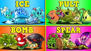 Random 15 TEAM PLANTS & MINT Level 1 Battlez - Who Will Win? - PvZ 2 Team Plant vs Team Plant