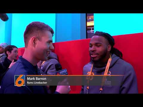 Mark Barron Interview At Super Bowl Opening Night