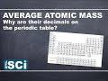 Decoding Average Atomic Mass and Its Decimal Representation