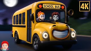 Spooky Wheels on the Bus - Halloween Song for Kids & Toddlers