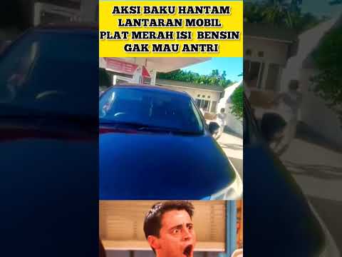 INI AKIBATNYA JIKA MOBIL PLAT MERAH ISI BENSIN GAK MAU ANTRI😱🔥‼️#shorts #short #shortsvideo #trend