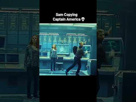 Sam Copying Captain America #shorts #captainamerica