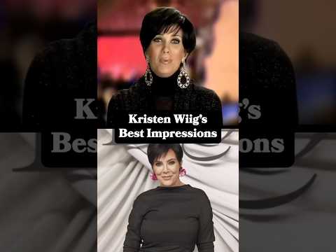 Kristen Wiig's Best Impressions!