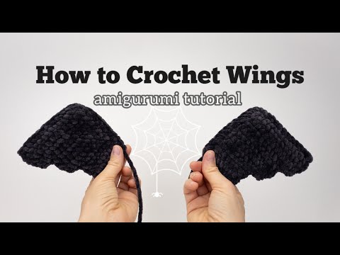 How to Crochet Wings for an Amigurumi Bat or Dragon