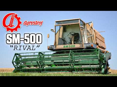 Kombajn Agrostroj Prostějov SM 500 - konkurent Fortschritt zniszczony przez RWPG