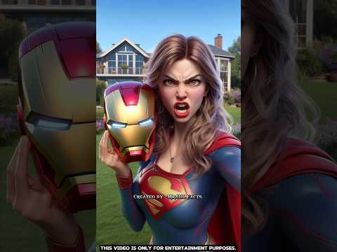 Supergirl ko kon dikhayega ironman ka asli chehra in teeno me se #spidarman #shorts