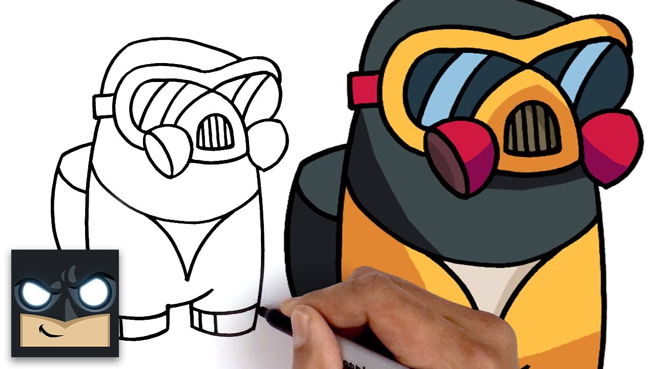 How To Draw Among Us - Hazmat Crewmate