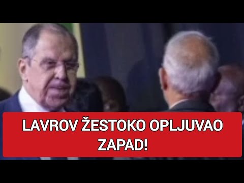 Lavrov žestoko opljuvao Zapad! "Samo bolesni ljudi ovo mogu da urade..."