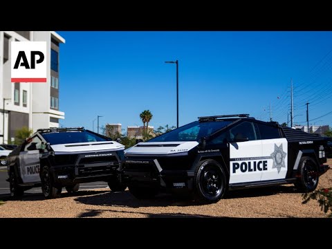YouTube video thumbnail: Las Vegas Police to Deploy Cybertruck Patrol Vehicles to the Streets