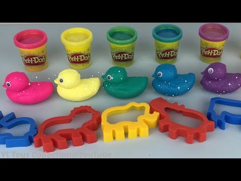 Play Doh Sparkle Ducks Fun and Creative Zoo Animal Mould for Kids by YL Toys Collection