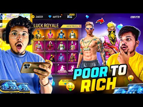 FREE FIRE NEW LUCK ROYALE ALL RARE AND OLD BUNDLES IN 100 DIAMONDS😍💎 -GARENA FREE FIRE