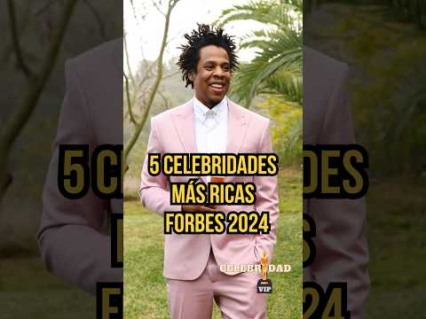 5 Celebridades Más Ricas Según Forbes 2024 #shorts