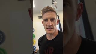Nordic curl - setup with barbell + rack + band
