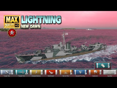 The Lightning destroyer with good instincts in ranked battle     World of Warships
