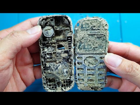 (ENGLISH) Restoration Nokia old phone - Restoring Broken Nokia 1280 Covered By Mud
