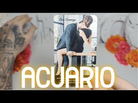 ACUARIO ♒️ LA EDAD NO LE IMPORTA, SE ENAMORÓ DE TI 😳🔥 HOROSCOPO #ACUARIO HOY TAROT AMOR