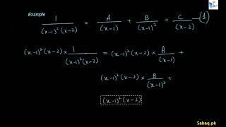 Resolving Fractions-Repeated Linear Factors