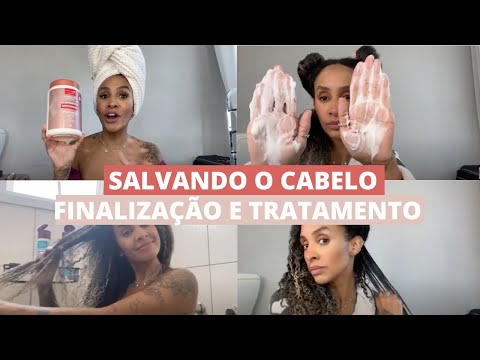 TESTANDO UM PRODUTO 2 EM 1 PRA SALVAR O CRESPO DANIFICADO