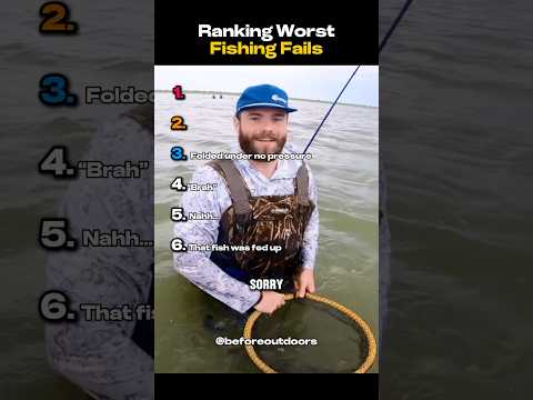 Ranking Worst Fishing Fails