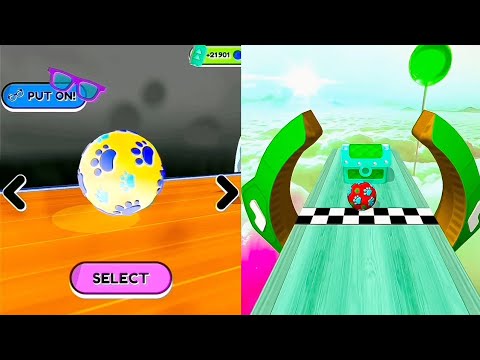 🟡🔴Going Balls Gameplay Vs Reverse Video SpeedRun New Update Part 3060