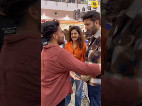 Ravimohan with his Girlfriend kenishaa❤️😍🫶🏽#trending #ravimohan #kenishaa #prereleaseevents