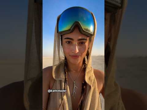 Riding the desert &#127964;️ #burningman #dress #inspo #habibi