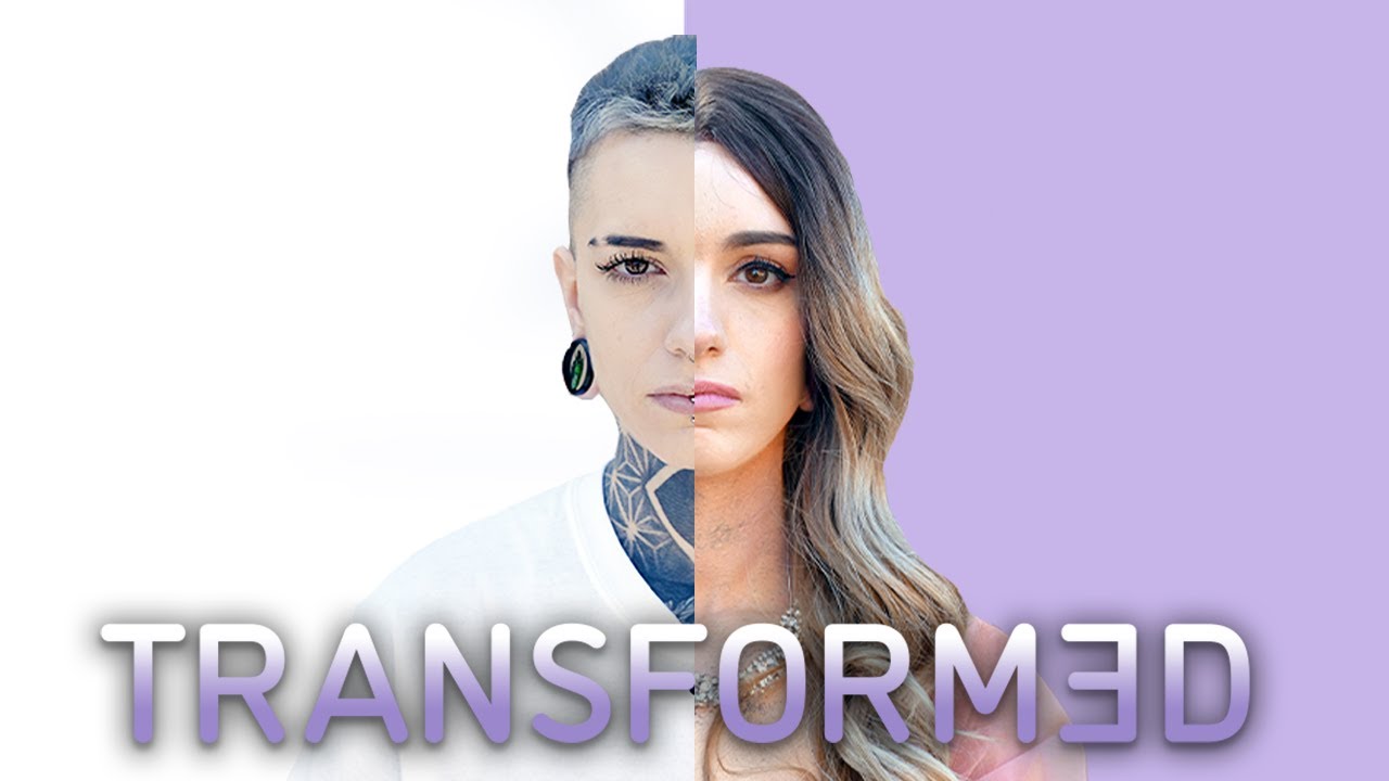 From tattooed tomboy to girly glam - transformed