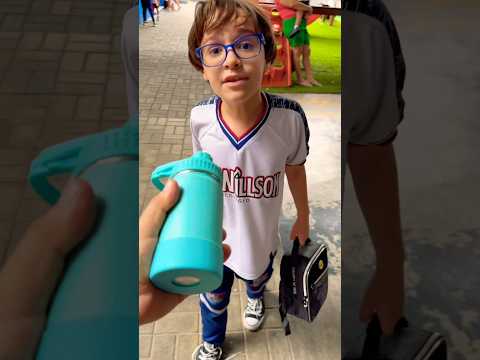 Gabriel achei uma garrafa! #shorts