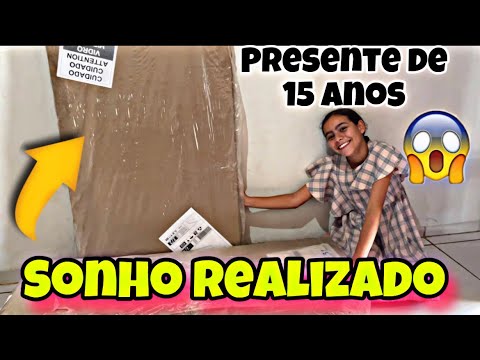 😱MAIS UM PRESENTE DE 15 ANOS|SONHO REALIZADO!