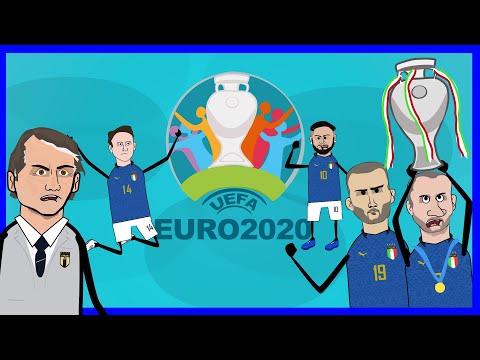 UEFA EURO 2020 - IL CAMMINO VINCENTE DELL'ITALIA - CARTOON PARODY [VIDEO COMPLETO]