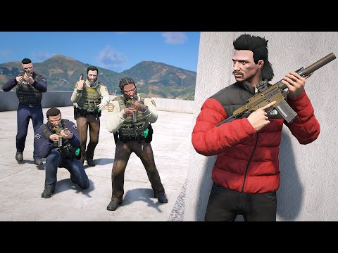 Surviving $1,000,000 Police Bounty in GTA 5 RP..