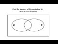Understanding Venn Diagrams and Set Cardinality